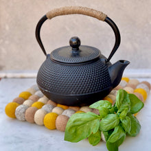 Load image into Gallery viewer, Felt Ball Trivets - Goldenrod