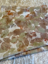 Load image into Gallery viewer, Botanical Dyed Silk Wool Blend Shawl/Scarf- One of a kind