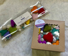 Load image into Gallery viewer, DIY Rainbow Hearts Wool Garland Kit