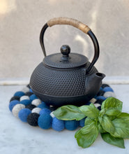 Load image into Gallery viewer, Felt Ball Trivet - Blue
