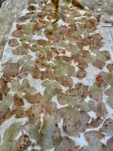 Load image into Gallery viewer, Botanical Dyed Silk Wool Blend Shawl/Scarf- One of a kind
