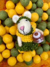 Load image into Gallery viewer, Goldie Green the Packer Mouse