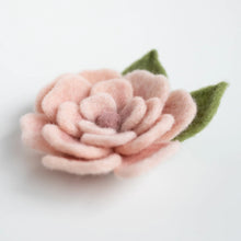 Load image into Gallery viewer, Pink Rose Mini Needle Felting Kit