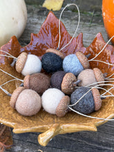 Load image into Gallery viewer, Hanging Acorn Ornament Set of 6