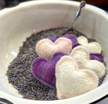 Load image into Gallery viewer, Mini Lavender Filled Heart Sachets
