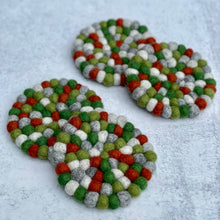 Load image into Gallery viewer, Felt Ball Coasters - Set of 2