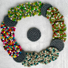 Load image into Gallery viewer, Felt Ball Coasters - Set of 2