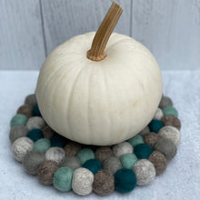Load image into Gallery viewer, Felt Ball Trivets - Mountain Lake