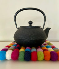 Load image into Gallery viewer, Felt Ball Trivets - Rainbow