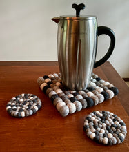 Load image into Gallery viewer, Felt Ball Coasters - Set of 2