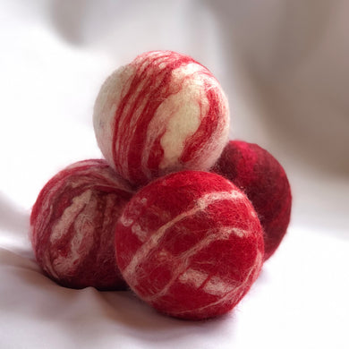 Felted Soap Ball - Badger Red