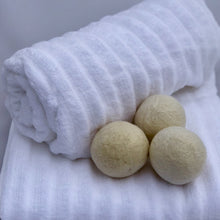 Load image into Gallery viewer, Single Merino Wool Felted Dryer Ball - White Solid