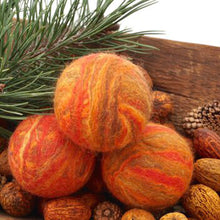 Load image into Gallery viewer, Felted Soap Ball - Fall Orange
