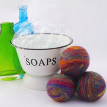 Load image into Gallery viewer, Felted Soap Ball - Rainbow