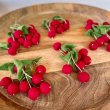 Load image into Gallery viewer, Felted Wool Cherries