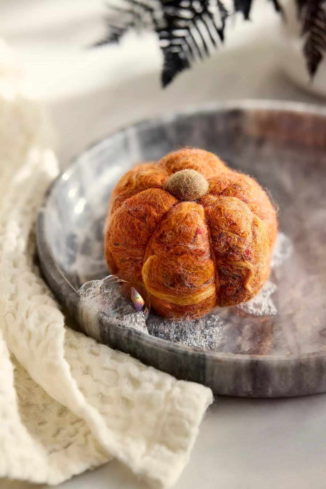 Pumpkin Felted Soap - Small