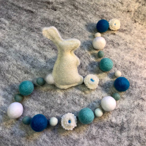 Easter Bunny Garland - Blue
