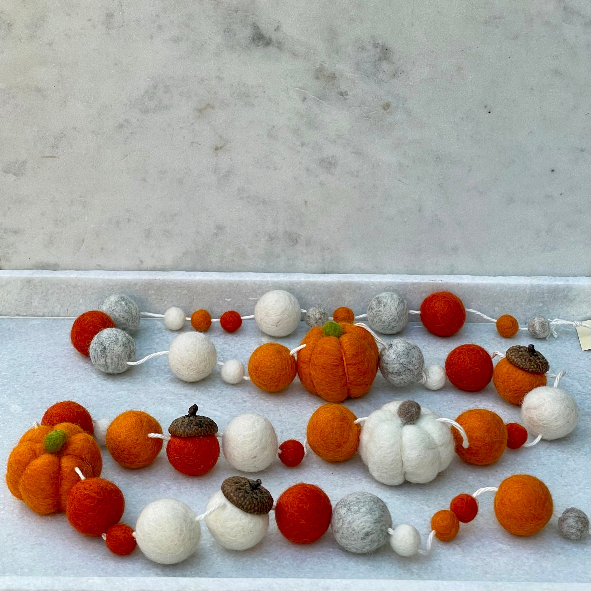 Orange Pumpkin Garland