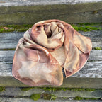 Botanically Dyed Wool & Silk Scarf