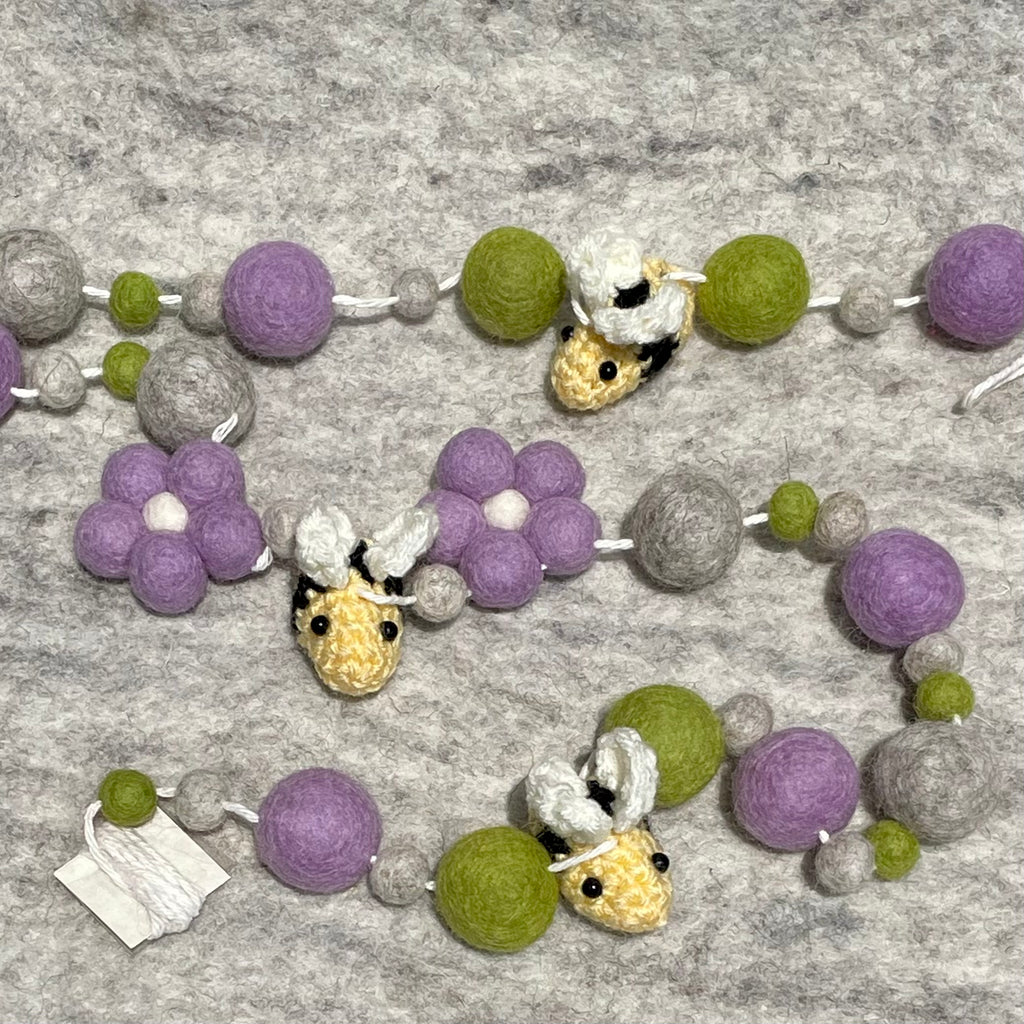 Bee Garland - Lavender