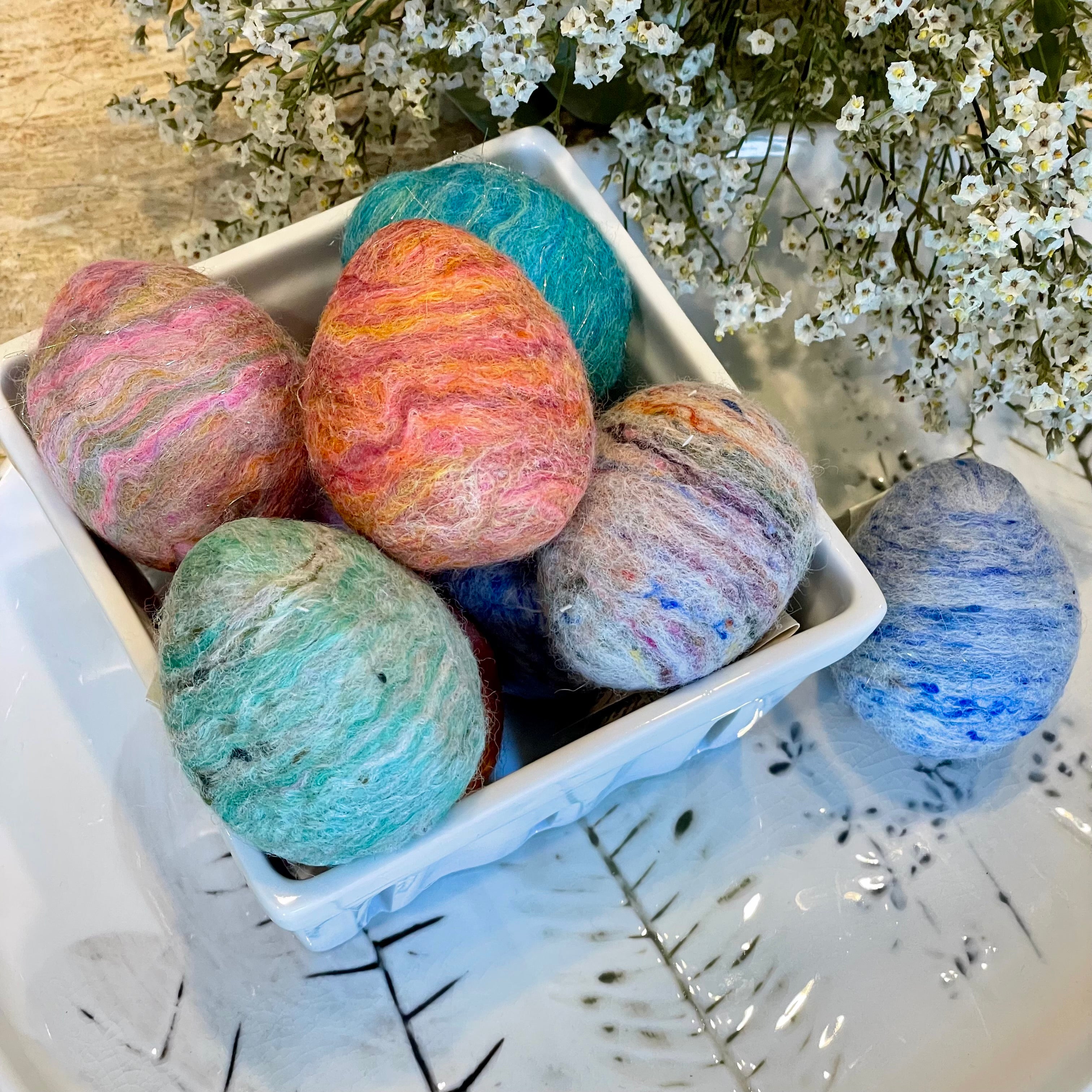 Felted Egg Soap - Multiple Colors & Scents
