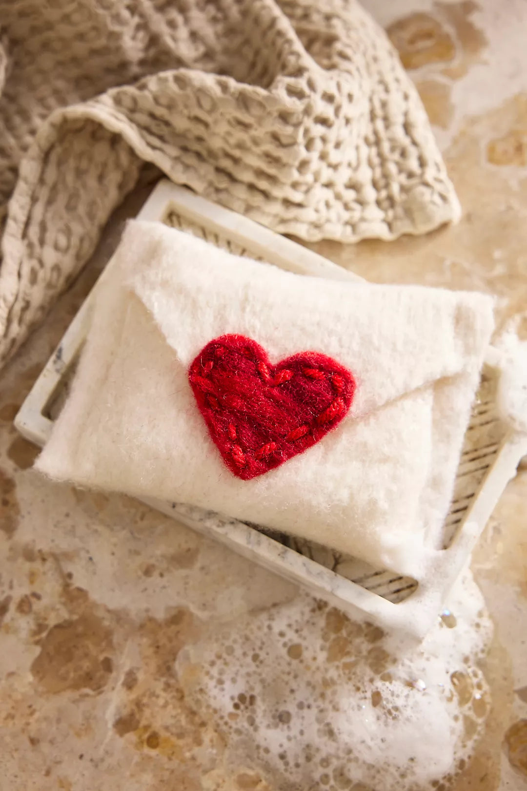 Love Letter Felted Soap Sachets - Multiple Scents & Colors