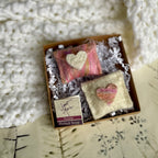 Mini Love Letters Felted Soap Sachets- Set of 2