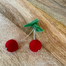 Load image into Gallery viewer, Felted Wool Cherries