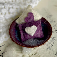 Load image into Gallery viewer, Mini Love Letters Felted Soap Sachets- Set of 2