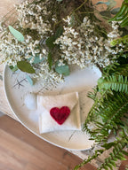 Love Letter Felted Soap Sachets - Multiple Scents & Colors