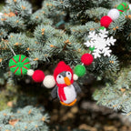 Penguin Wool Garland -Multiple Color Choices