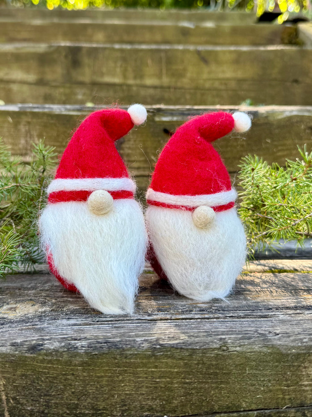 Santa Gnome Felted Soap