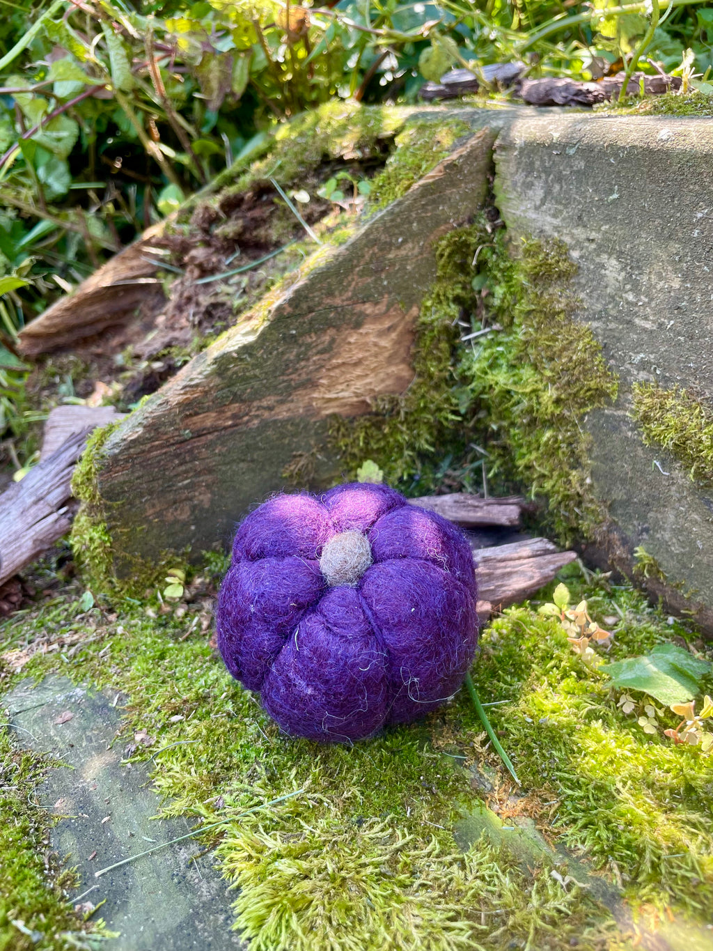 Pumpkin Felted Soap - Small