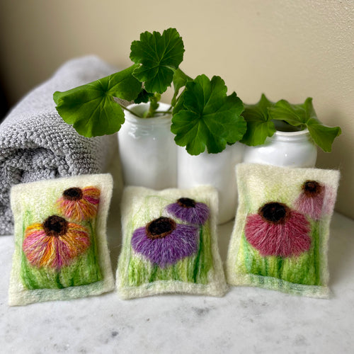 Wildflower Soap Sachets - Multiple Color & Scent Choices
