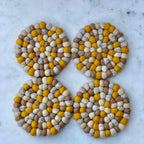 Felt Ball Coasters - Set of 2