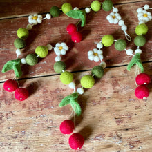 Load image into Gallery viewer, Cherry Blossom Wool Garland