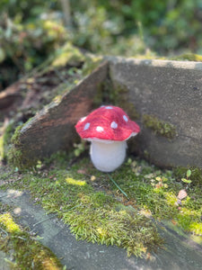 Felted Mushroom Soap