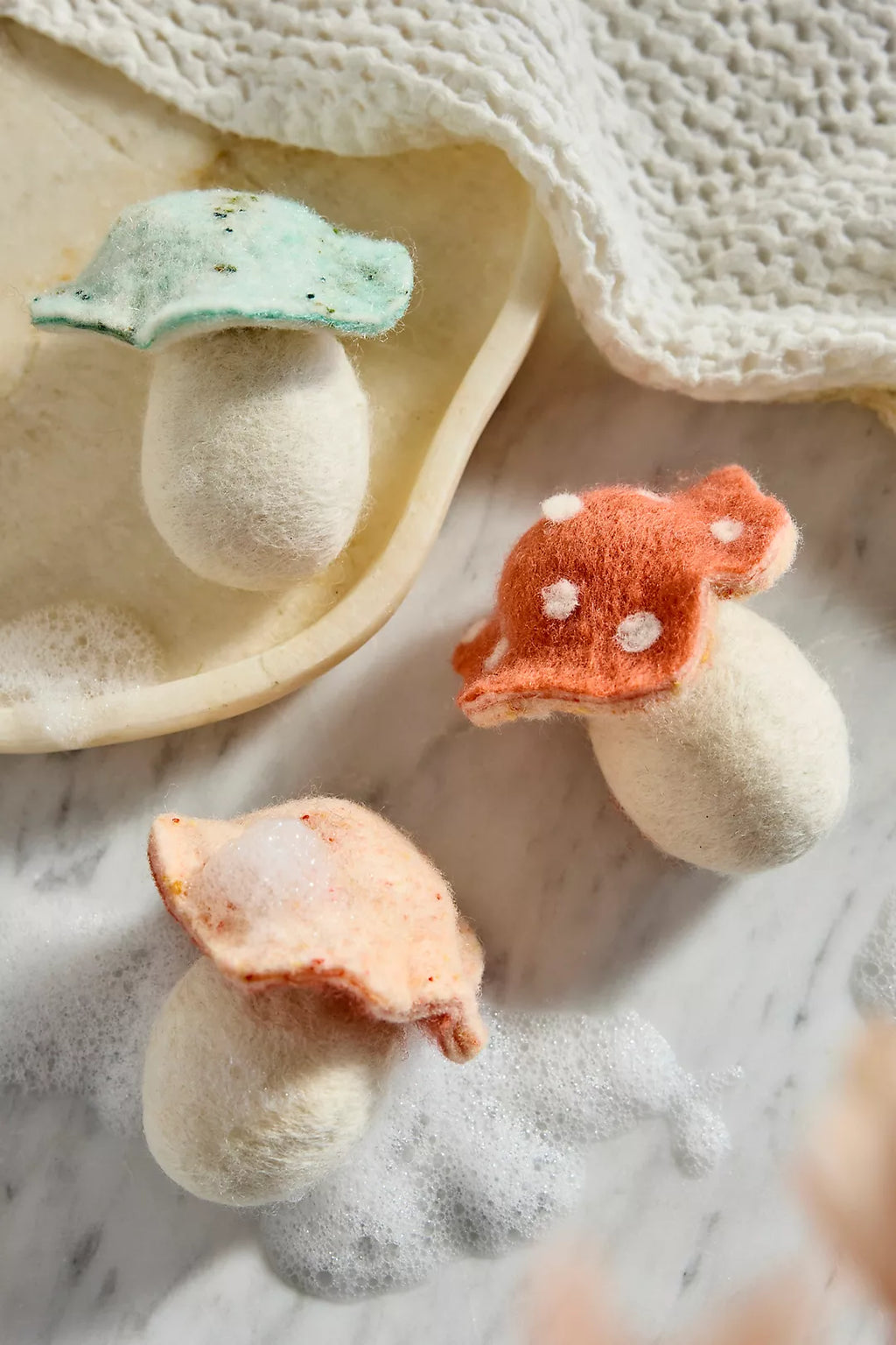 Felted Mushroom Soap - Multiple Colors & Scents