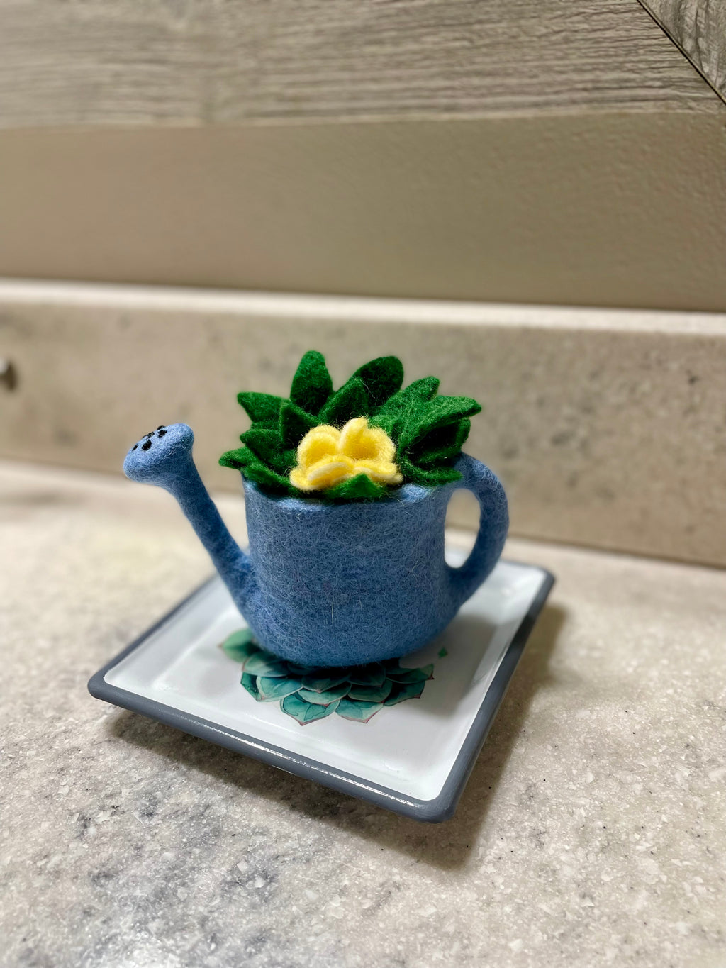 Watering Can Felted Soap