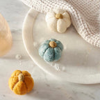 Pumpkin Felted Soaps -Set of 3 - Mini