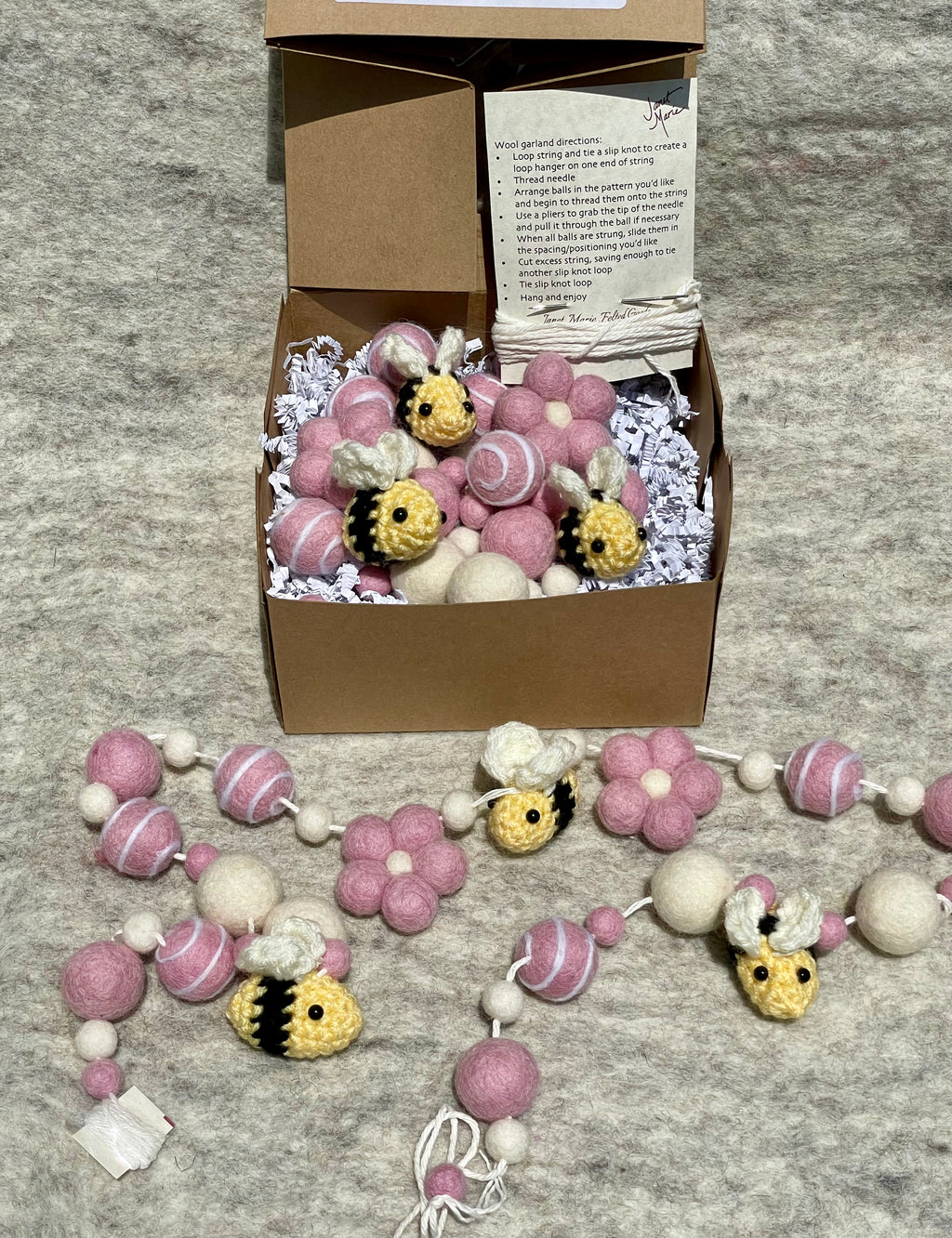 DIY Bee Garland Kit