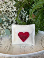 Love Letter Felted Soap Sachets - Multiple Scents & Colors