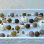 Chai Latte Wool Garland