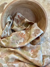 Load image into Gallery viewer, Botanical Dyed Silk Wool Blend Shawl/Scarf- One of a kind