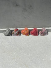 Load image into Gallery viewer, Mini Felted Heart Soap - Set of 5