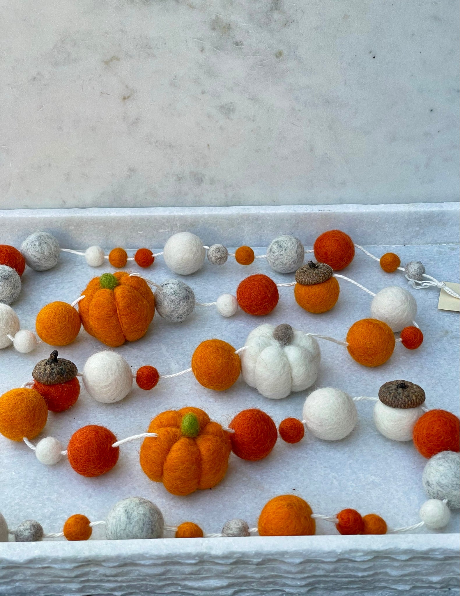 Orange Pumpkin Garland