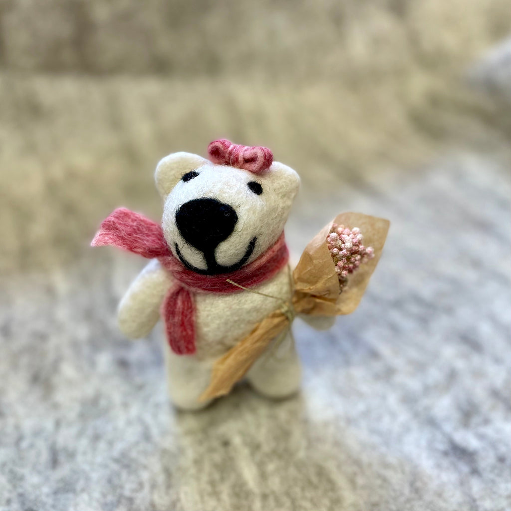 Felt Bear Ornaments