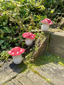 Felted Mushroom Soap