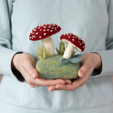 Load image into Gallery viewer, Forest Toadstools Mini Needle felting Kit
