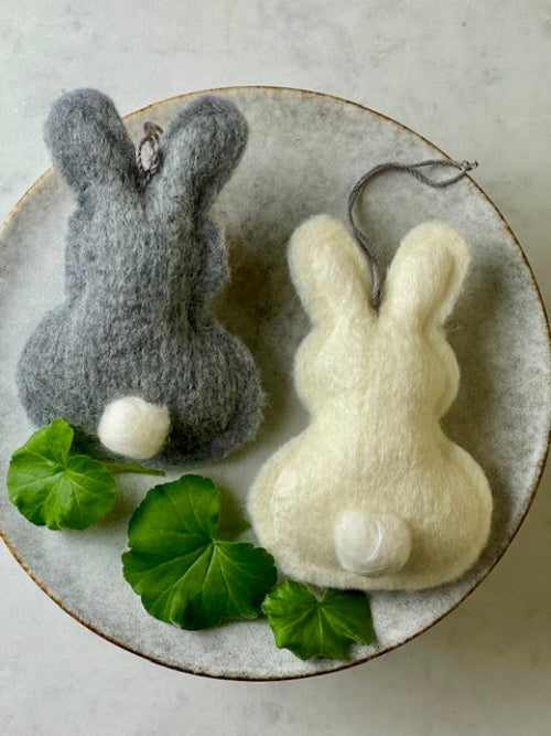 Easter Bunny Felted Soap Sachet - Multiple Colors & Scents